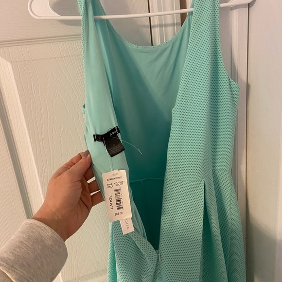 Bloomingdale’s Aqua Dress - Picture 2 of 5